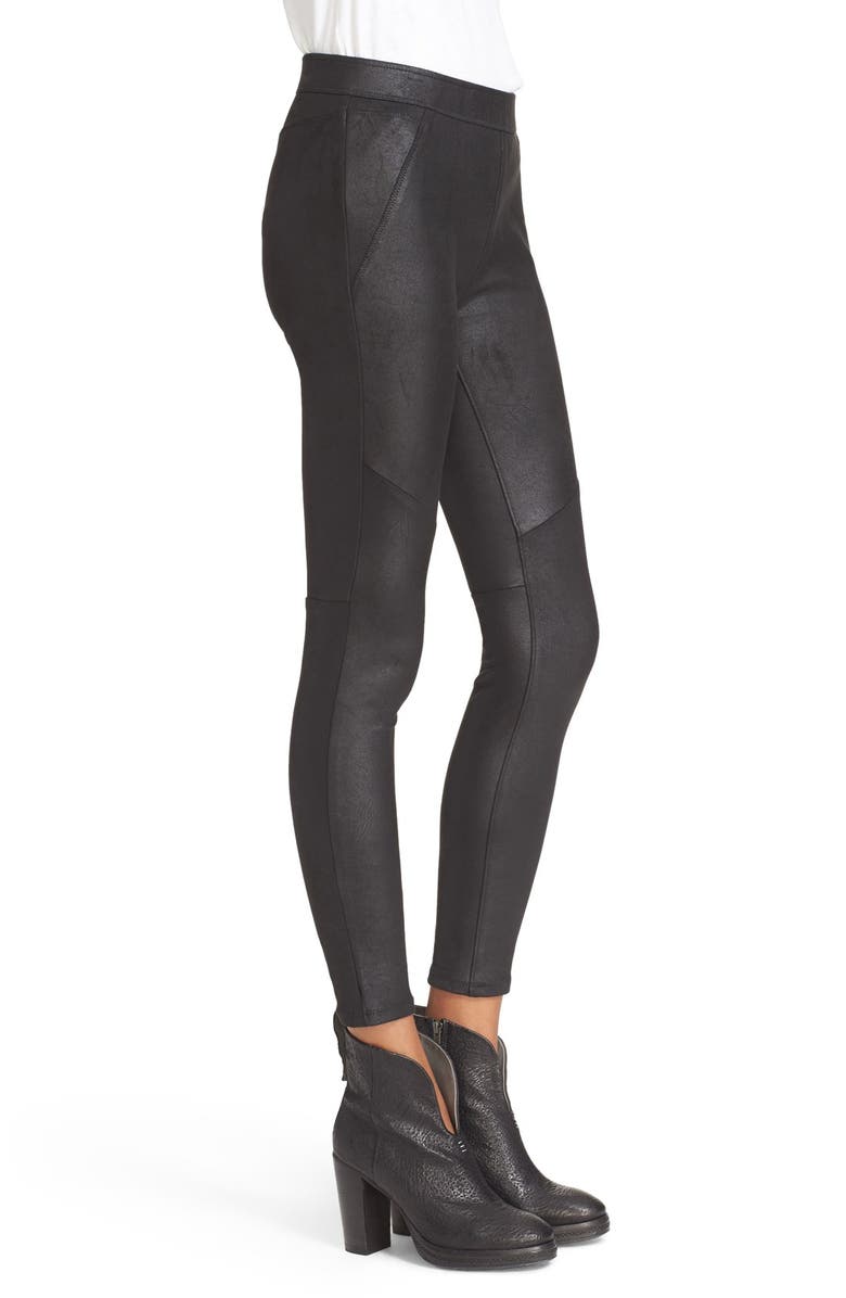 Free People Never Let Go Faux Leather Pants, Alternate, color,