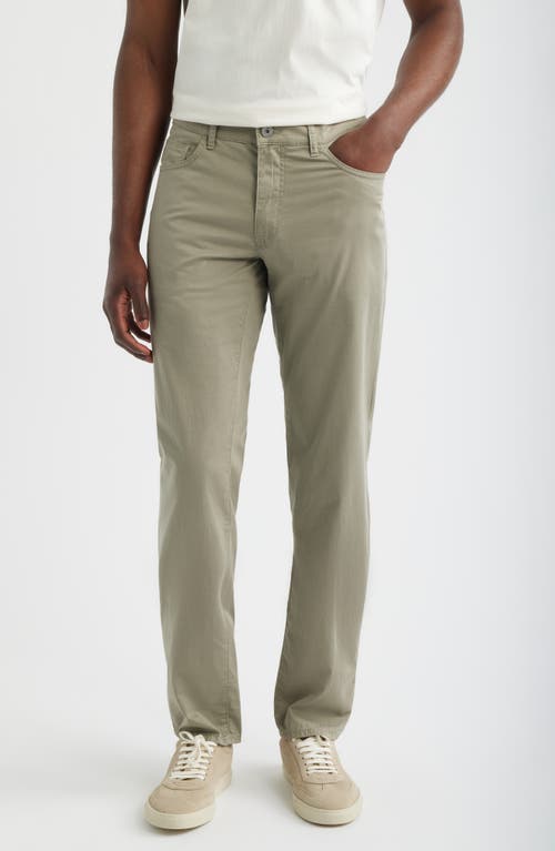 Brax Cadiz Ultralight Straight Leg Stretch Cotton Pants in Jungle at Nordstrom, Size 38 X 34
