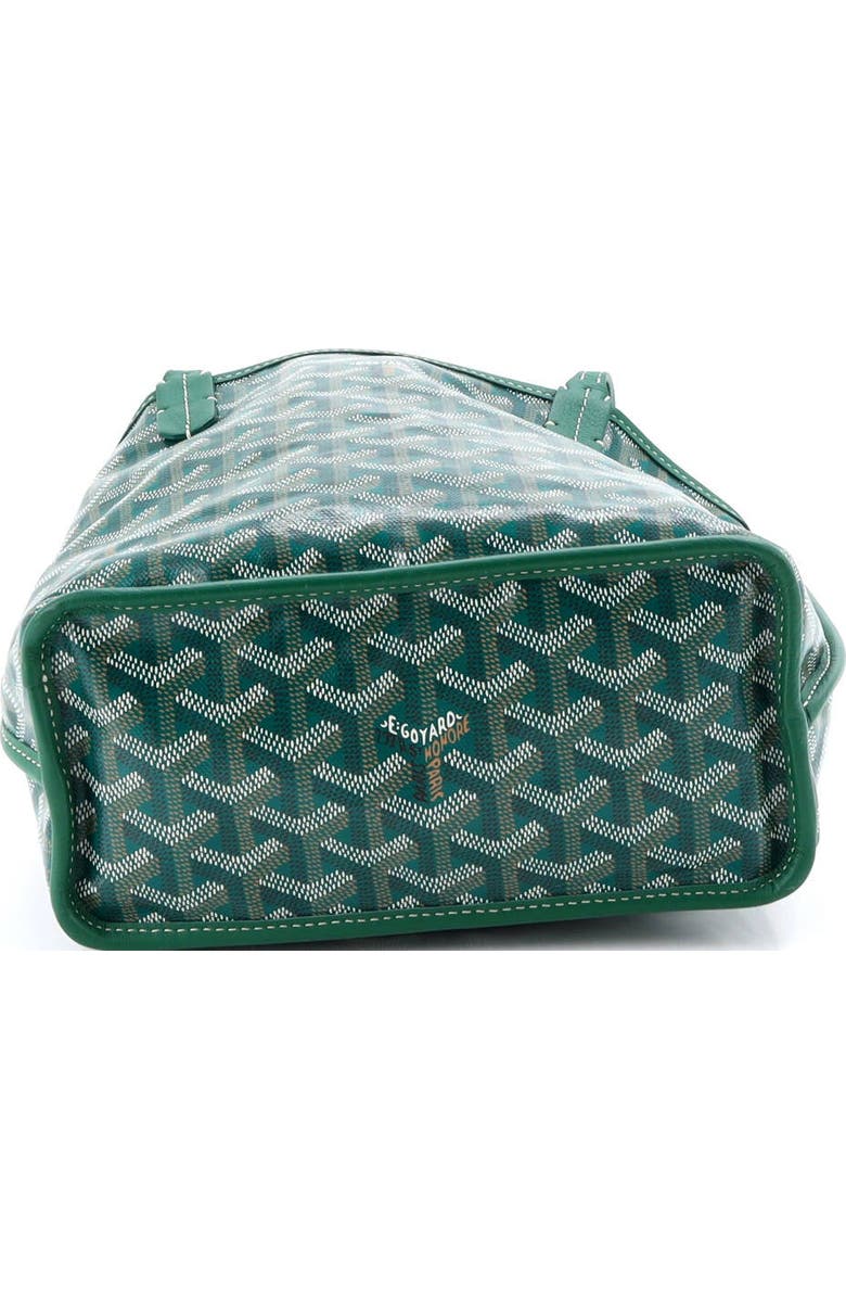 Pre-Owned Goyard Anjou Reversible Tote Coated Canvas Mini, Alternate, color, Green
