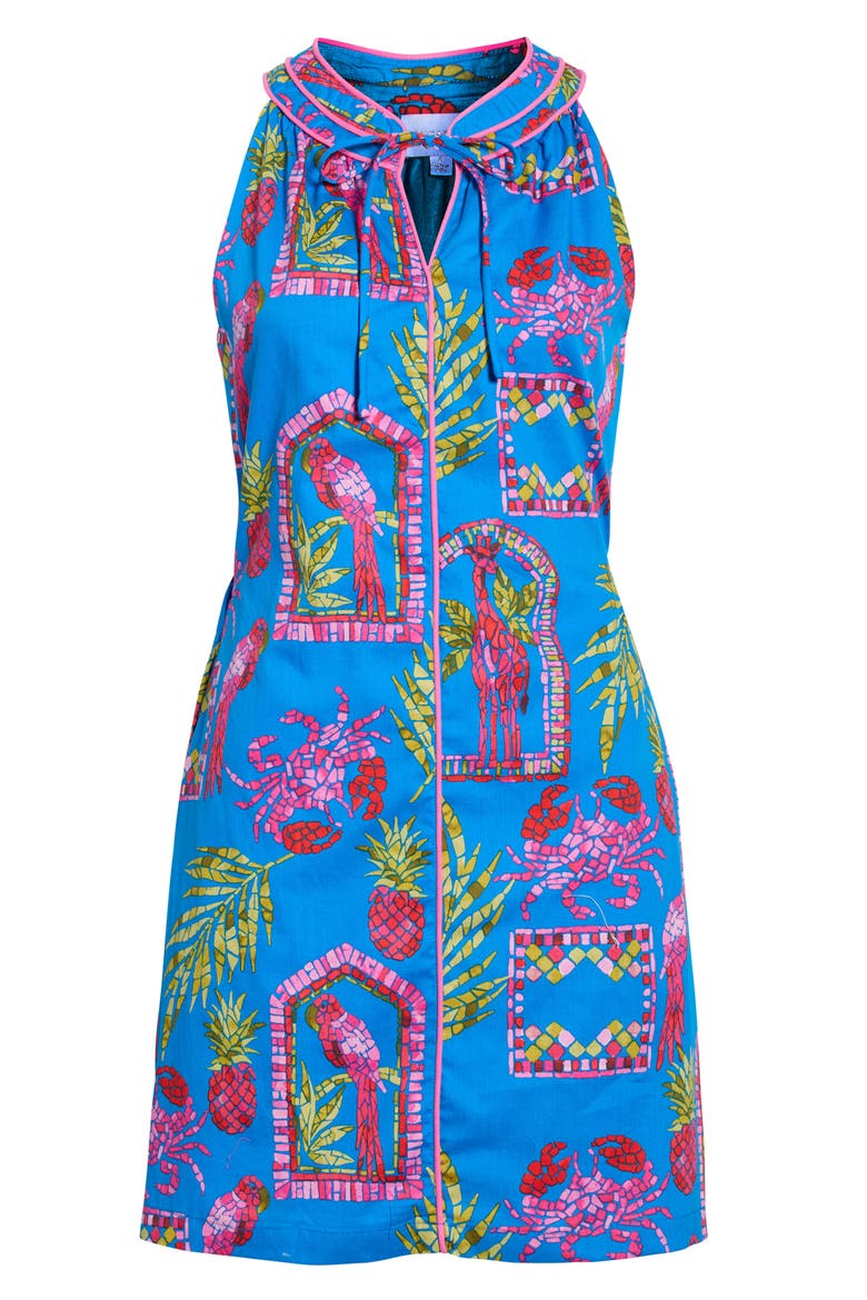 Bally Tropical Gloria Dress, Alternate, color, PINK-BLUE-GREEN