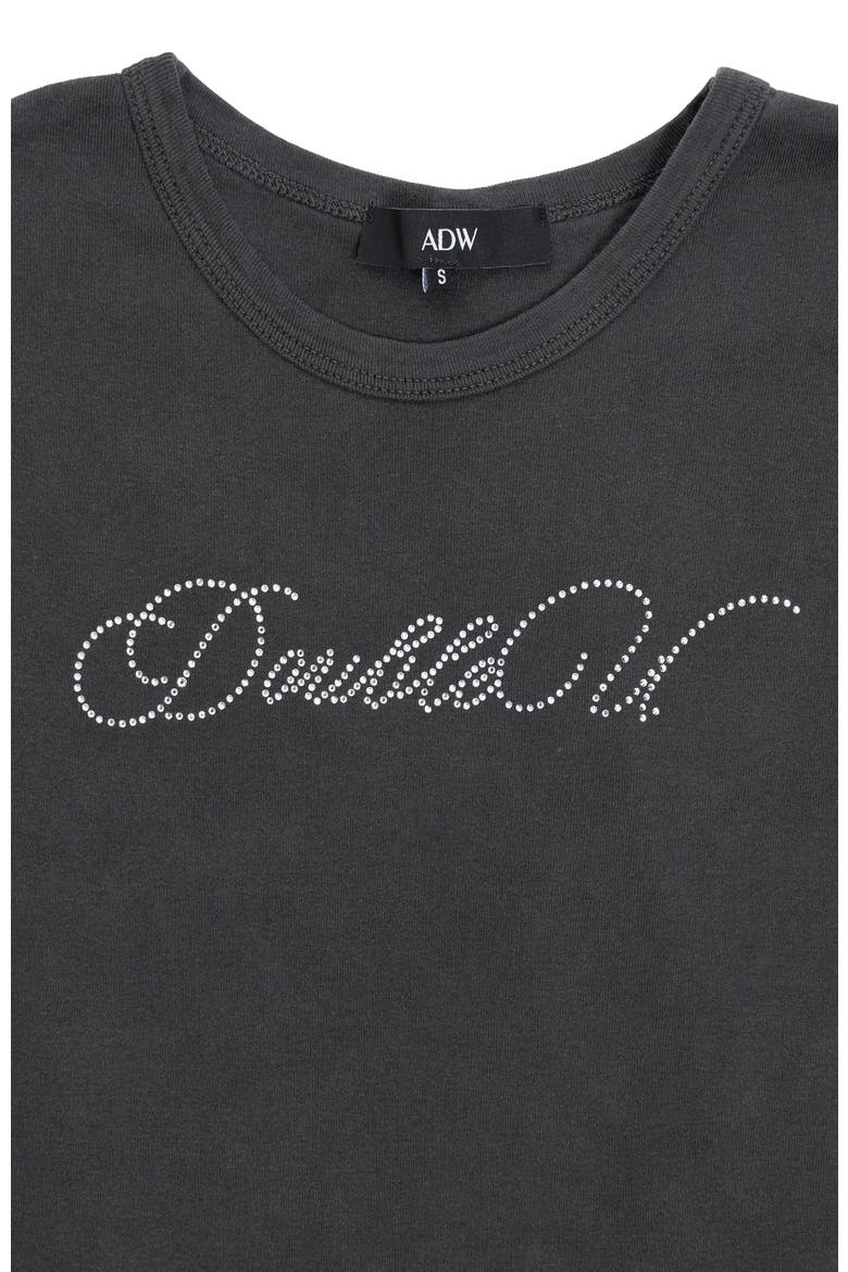 DoubleU Baby Tee, Alternate, color, Washed Grey