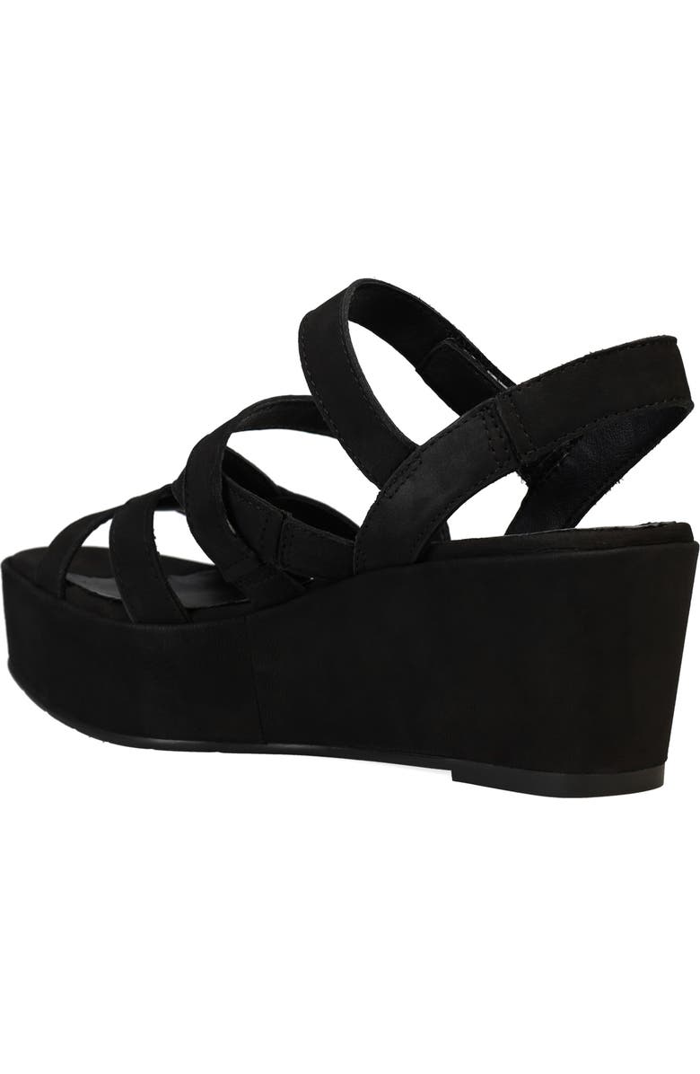 Eileen Fisher Mazy Strappy Platform Sandal, Alternate, color, Black
