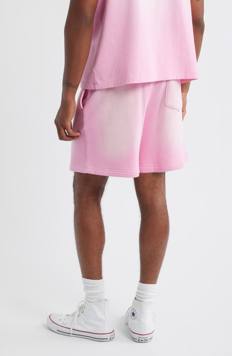 Elwood Core Organic Cotton Brushed Terry Sweat Shorts, Alternate, color, Sun Faded Pink