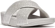 FitFlop Lulu Glitterdust Platform Wedge Slide Sandal