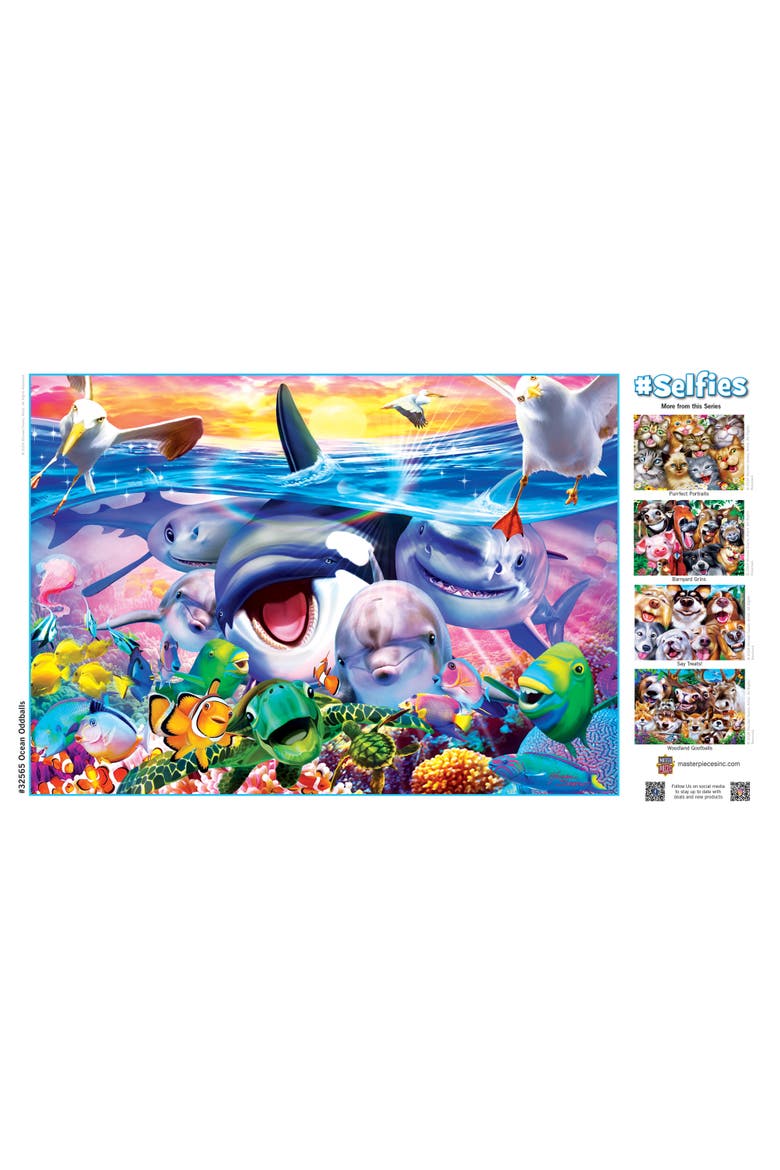 Ocean Oddballs 500 Piece Jigsaw Puzzle, Alternate, color, Multicolor