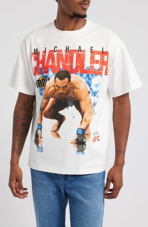 Michael Chandler Iron Cotton Graphic T-Shirt