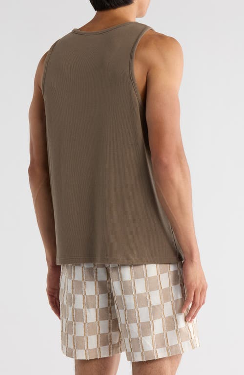Rizort Austin Kore Tank In Brown