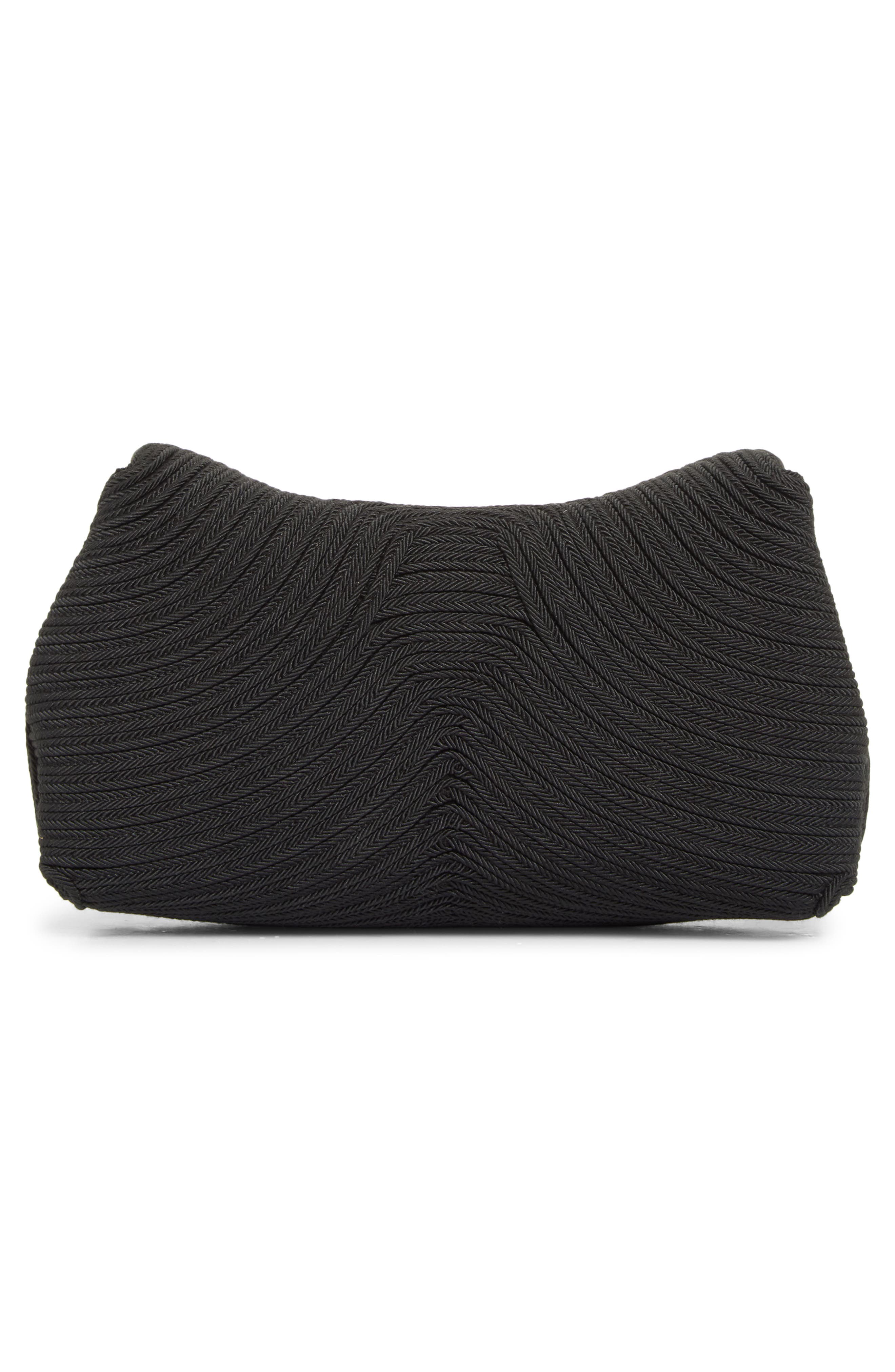 TOTEME Mini T-Lock Rope Clutch, Alternate, color, Black