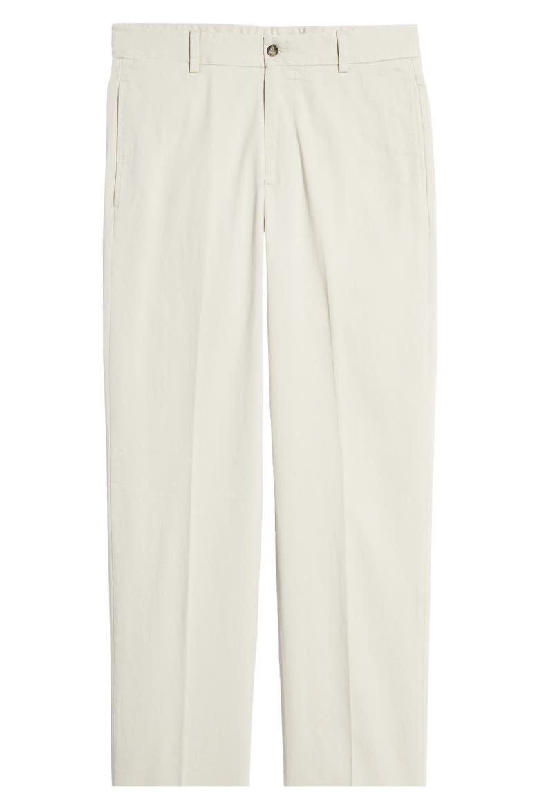 Charleston Khakis Flat Front Chino Pants, Alternate, color, STONE