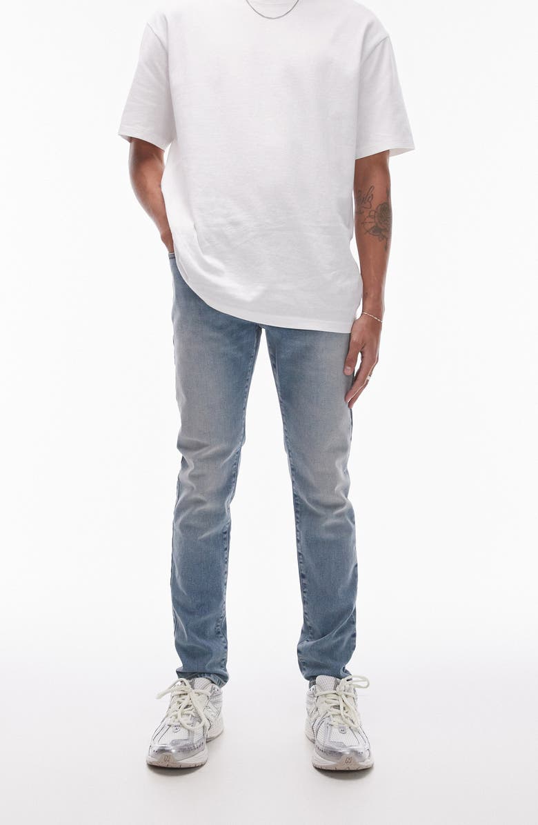 Topman Skinny Jeans, Main, color, 