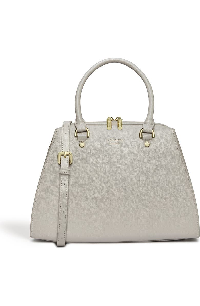 LaBante London Magnolia Vegan Small Bowling Bag, Alternate, color, Gray