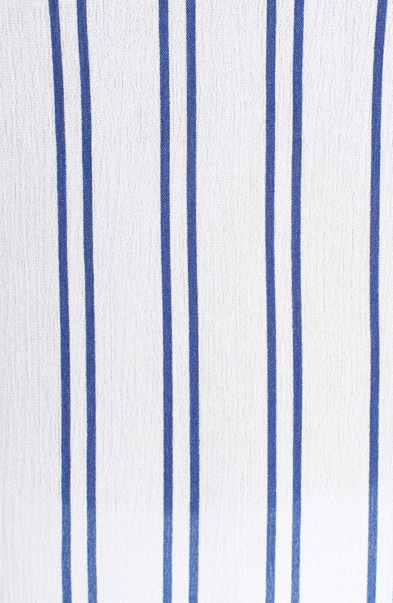 MICHAEL Michael Kors KORS Michael Kors Stripe Tie Sleeve Top, Alternate, color,