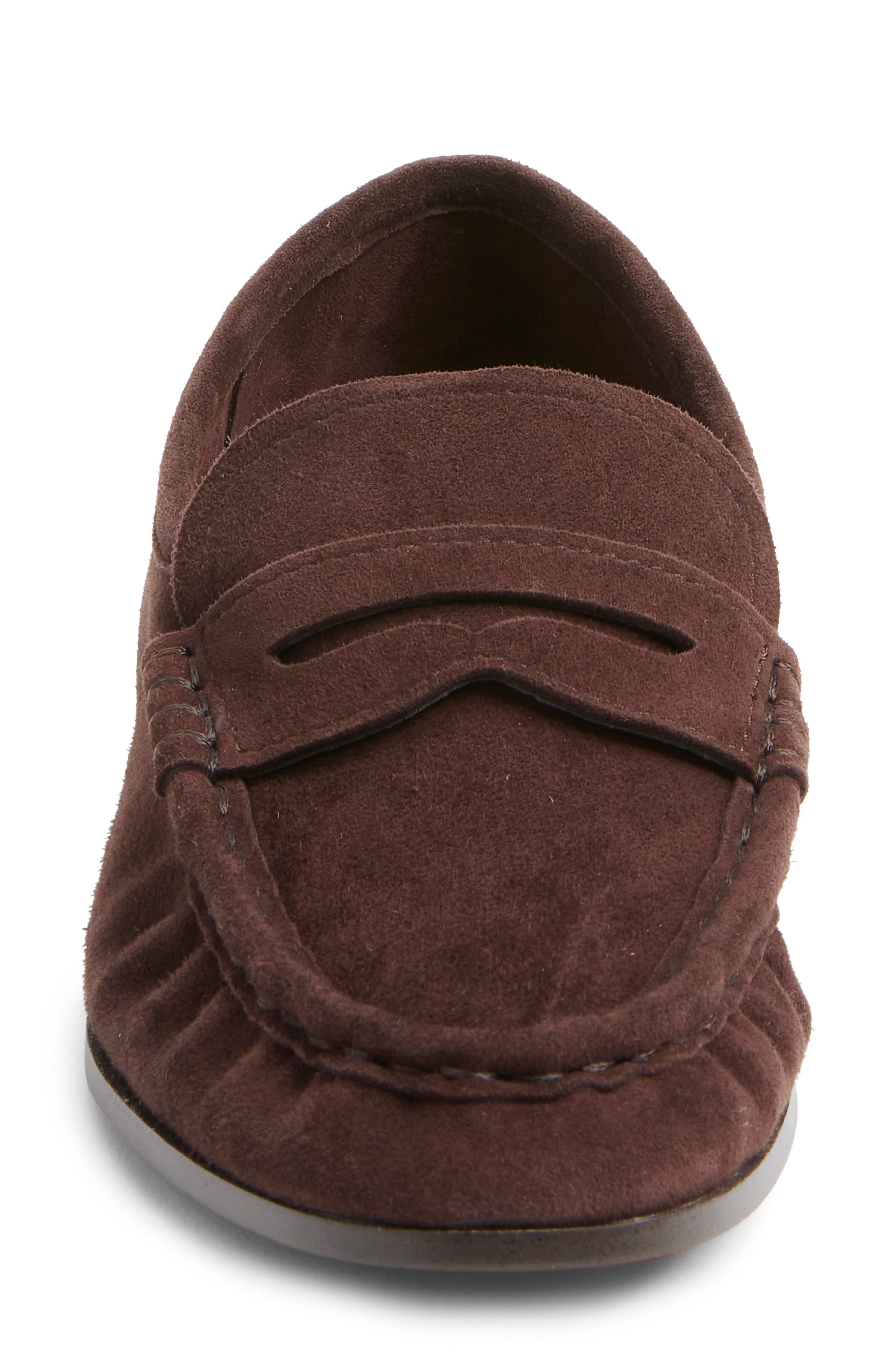 Lizbeth Moc Toe Loafer, Alternate, color, CAFE NOIR