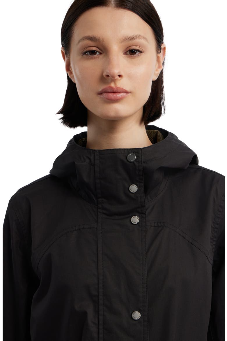 Adela Classic Waterproof Rain Jacket, Alternate, color, BLACK