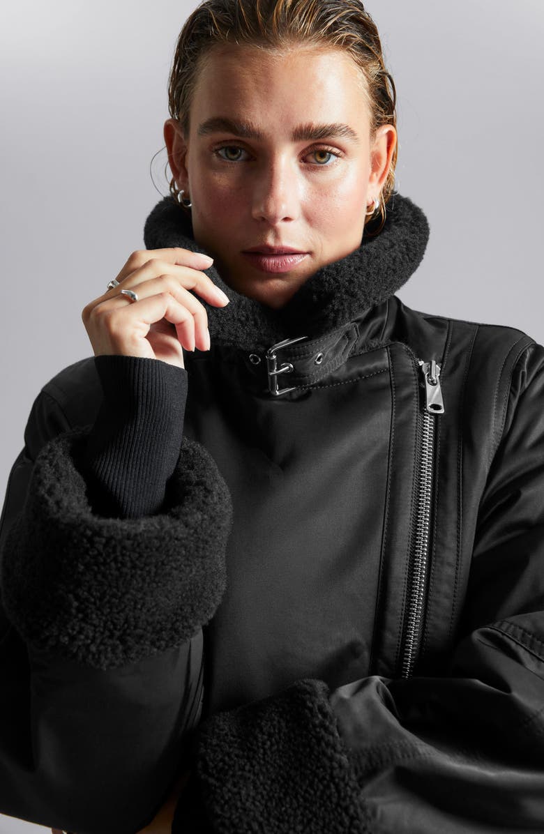 & Other Stories Aviator Jacket, Alternate, color,