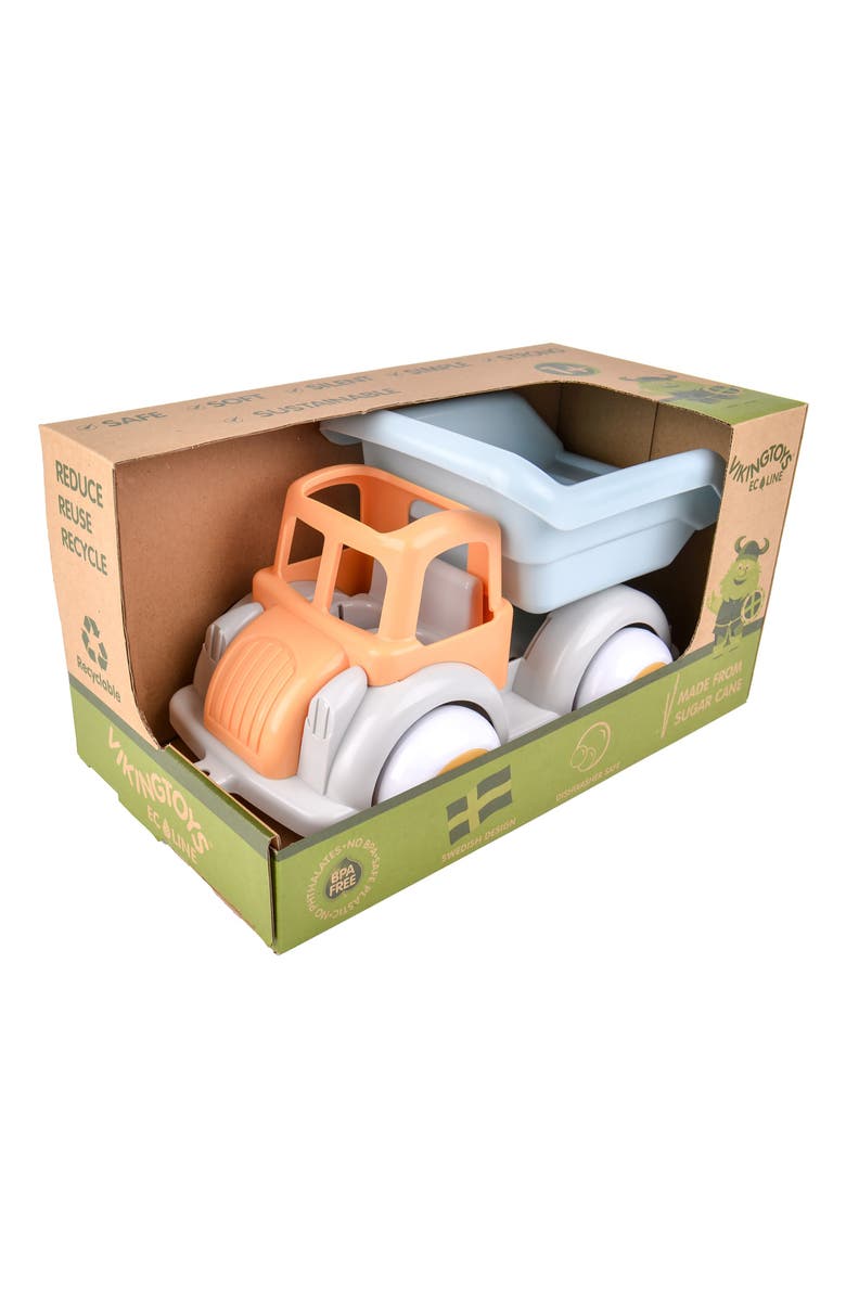 Scrunch Jumbo Recycled Plastic Tipper Truck, Alternate, color, Multi Orange