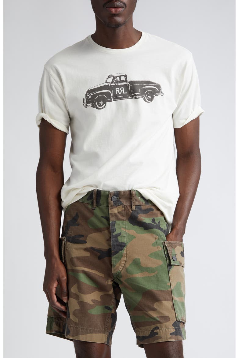 Truck Cotton Graphic T-Shirt, Main, color, PAPER WHITE