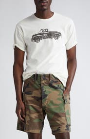 Double RL Truck Cotton Graphic T-Shirt