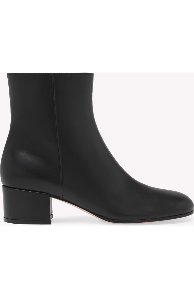 Gianvito Rossi Joelle 45 Booties, Main, color, Black Leather