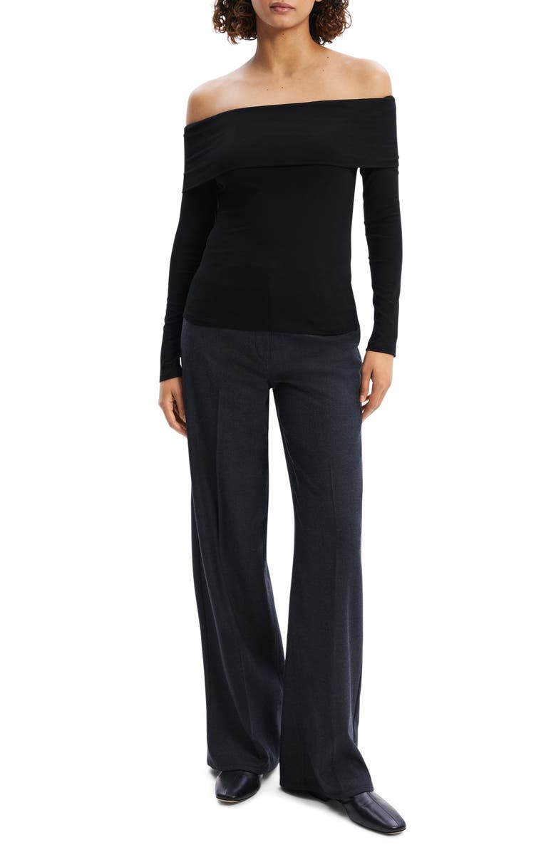Theory Off the Shoulder Top, Alternate, color, 