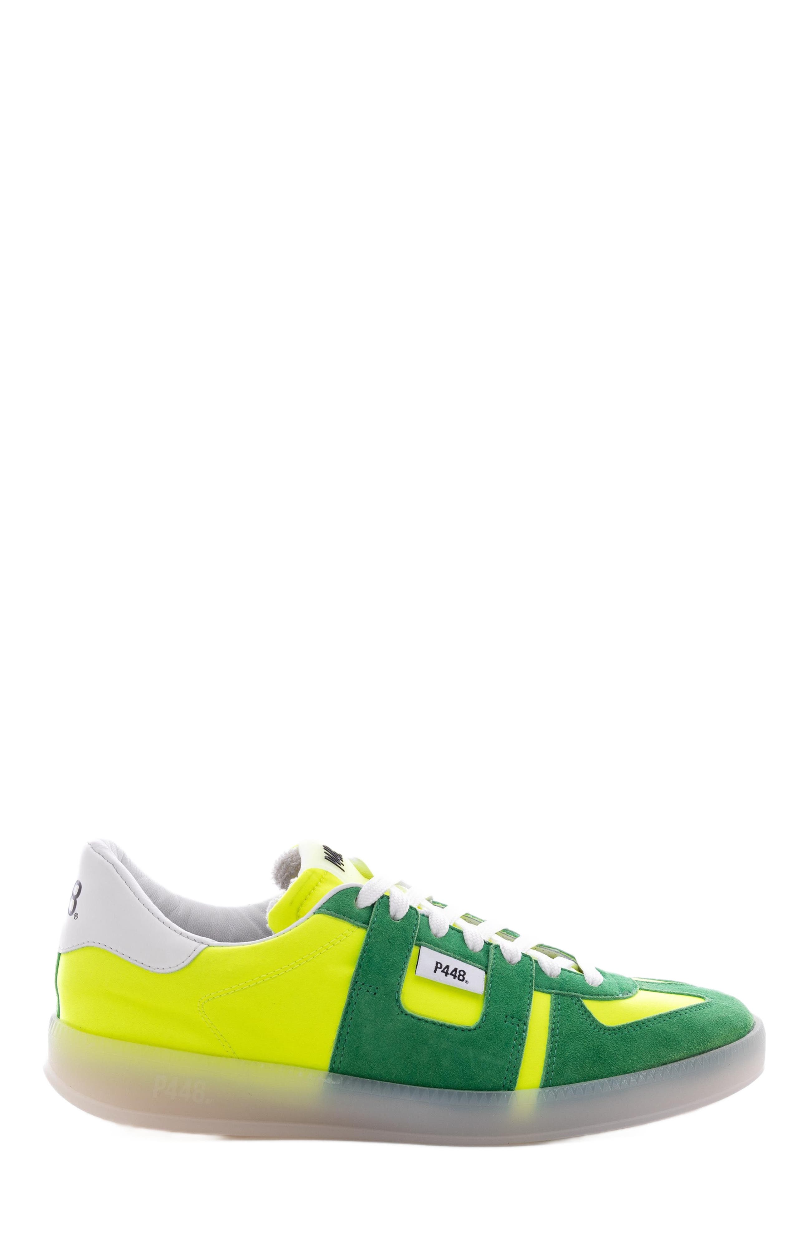 P448 Monza Sneaker in Neon Yellow 