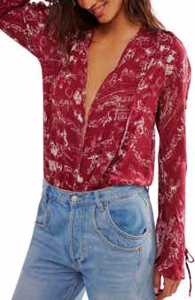Free People Everything's Rosy Bodysuit