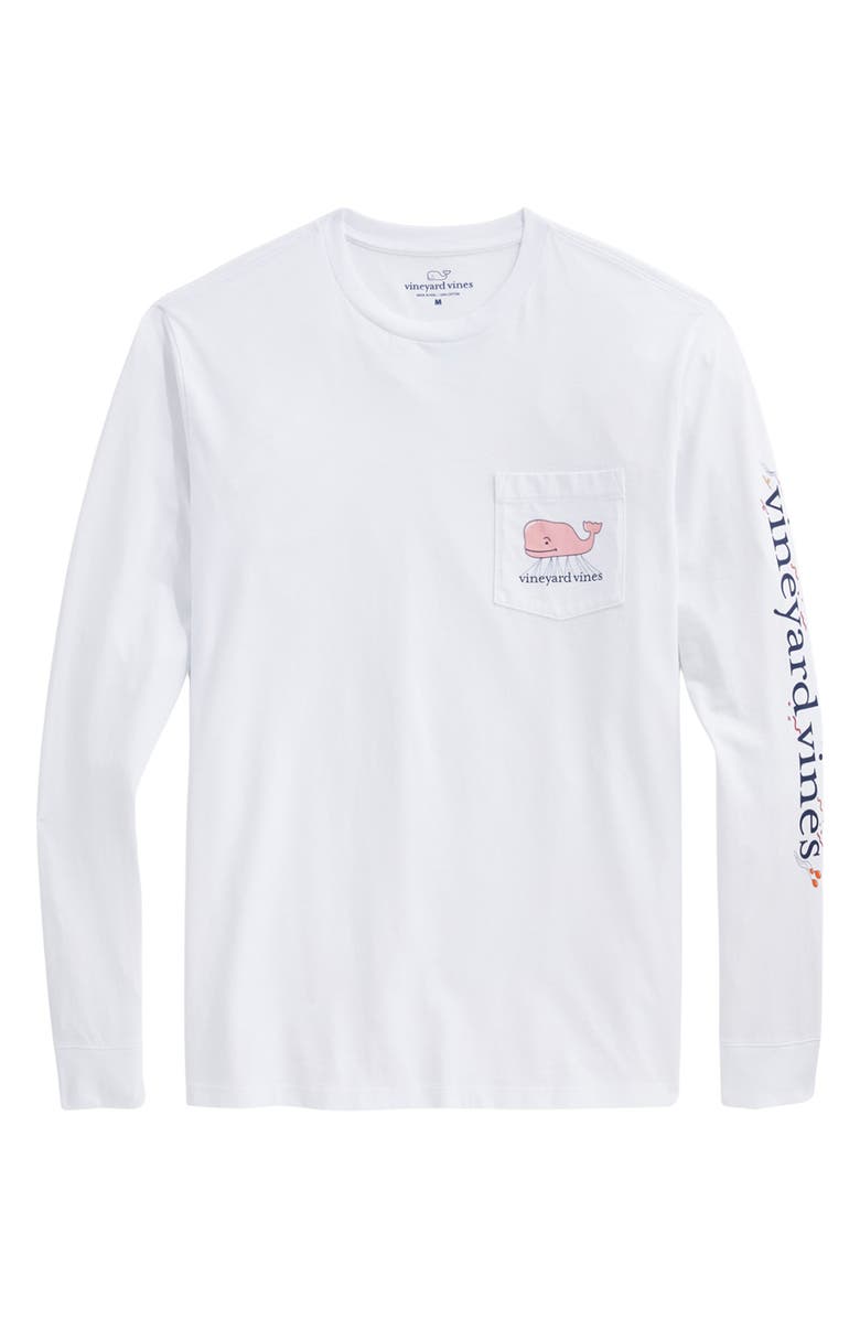 vineyard vines Thanksgiving Parade Long Sleeve Cotton Graphic T-Shirt, Main, color, 