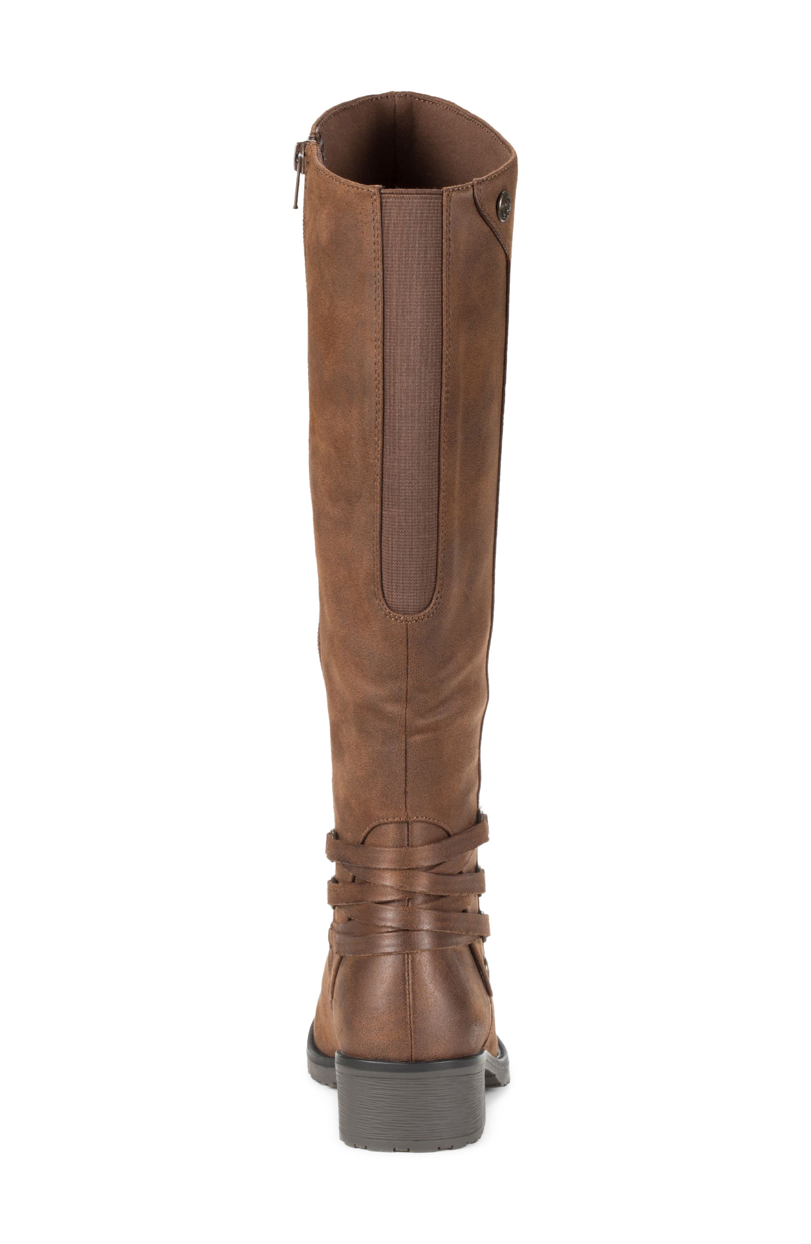 Ornella Riding Boot, Alternate, color, BRUSH BROWN