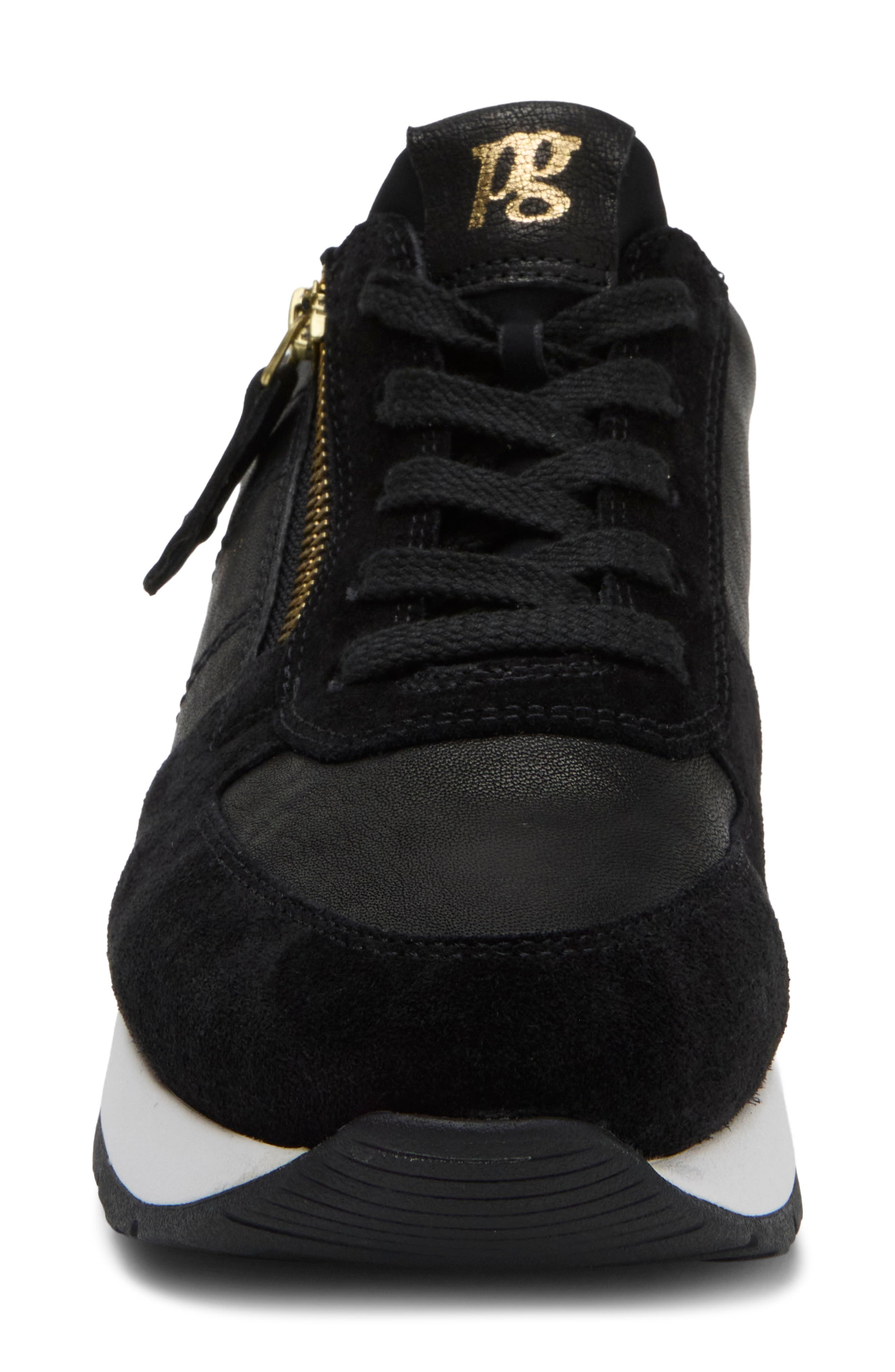 Davis Platform Sneaker, Alternate, color, BLACK COMBO