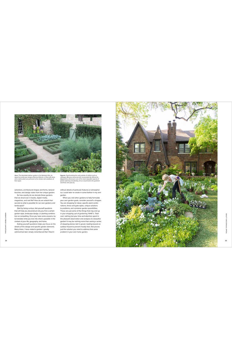 The Elegant and Edible Garden Hardcover Book, Alternate, color, Multicolored