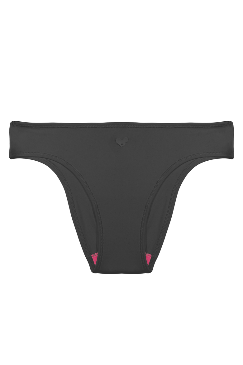 Leakproof Everyday Liner Ultra Smooth Bikini, Alternate, color, Onyx