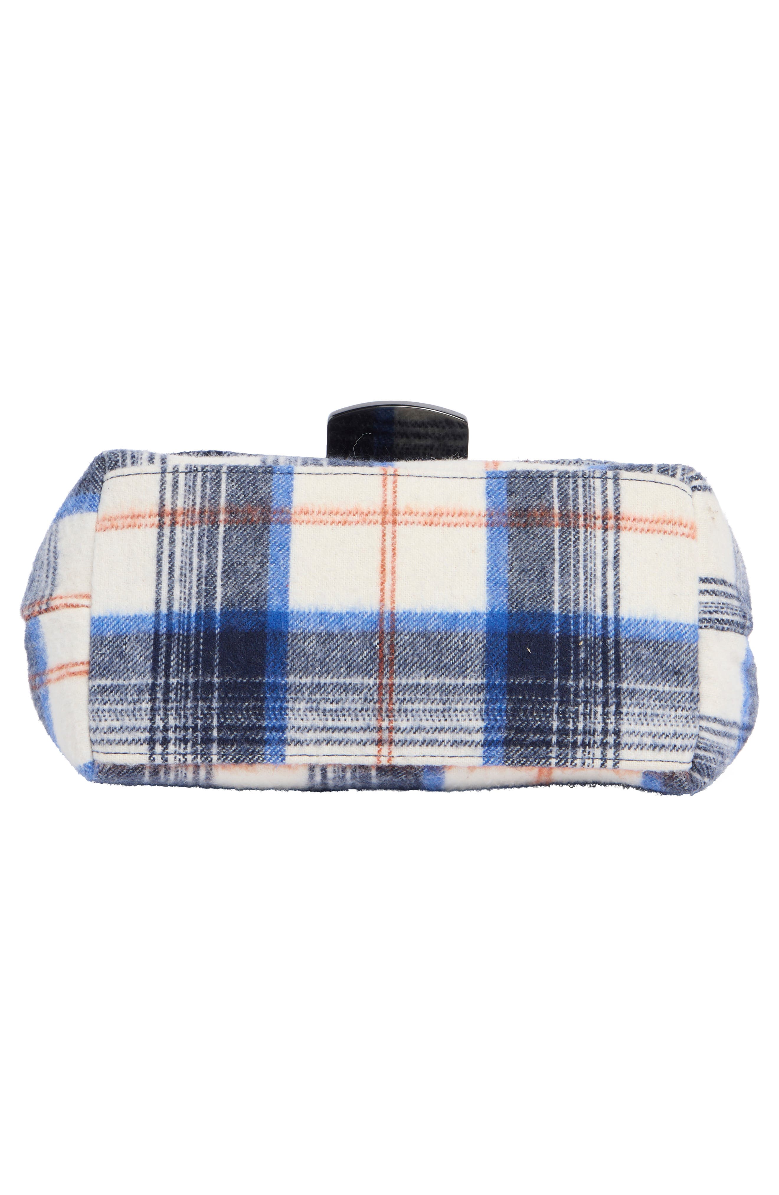 Small Brio Ecos Plaid Shoulder Bag, Alternate, color, NAVY