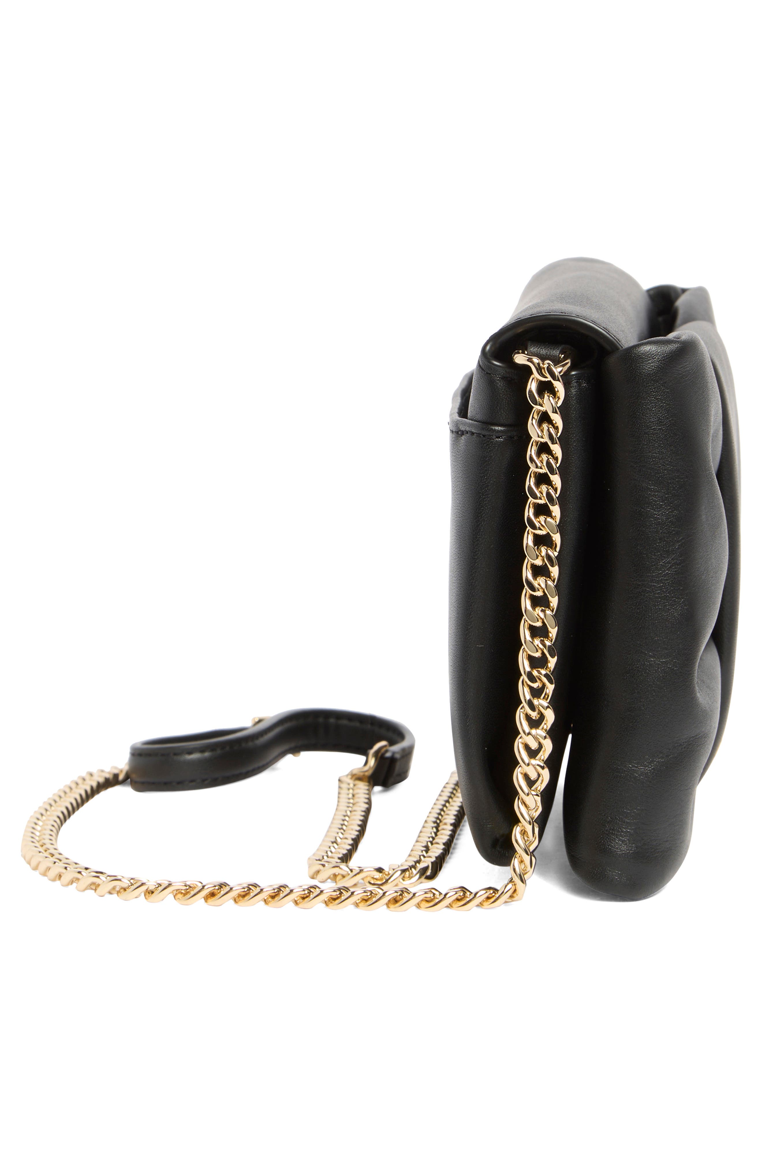 Kate Spade New York bow flap crossbody bag, Alternate, color, Black