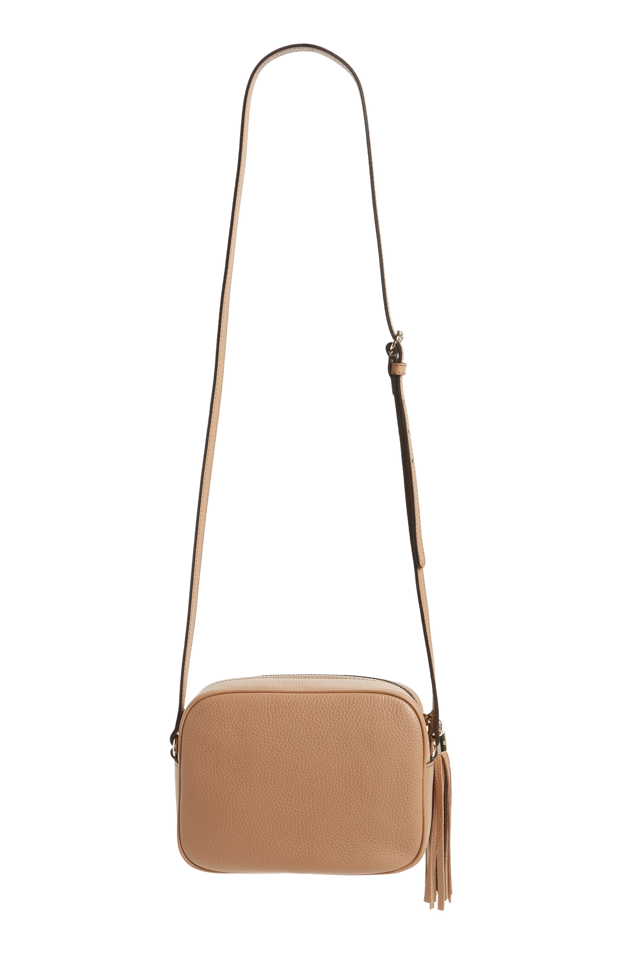 Gucci Disco Leather Bag, Alternate, color, 