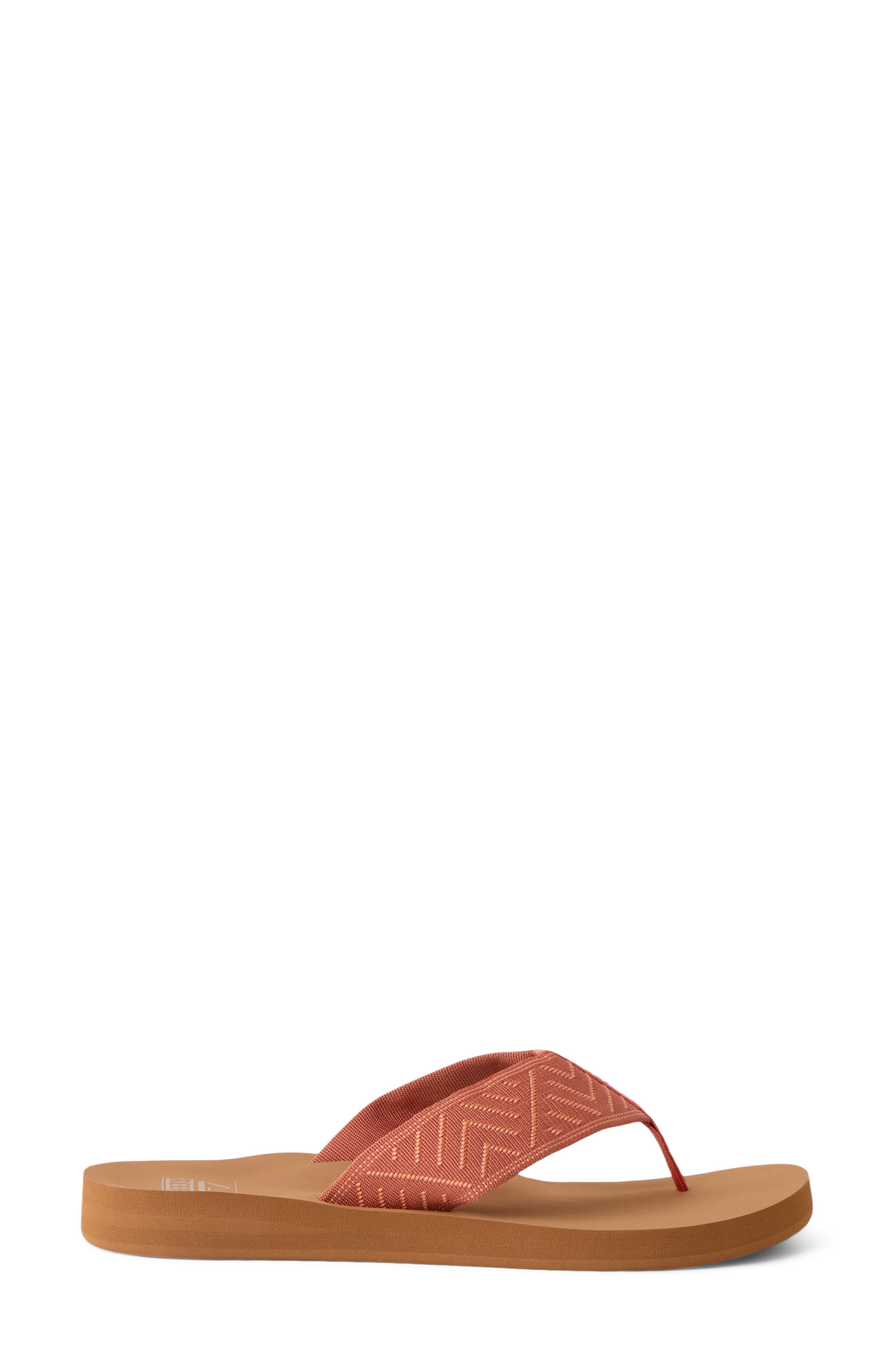 Spring Woven Flip Flop, Alternate, color, BURNT ORANGE