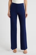 Anne Klein High Waist Pull On Wide Leg Pants