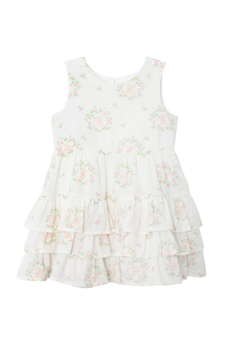 Mabel + Honey Sweet Cottontails Sleeveless Dress, Main, color, White
