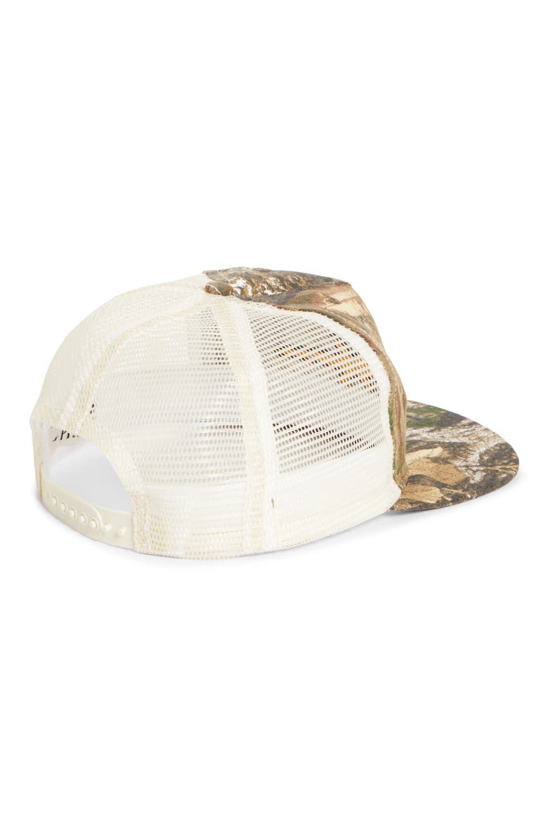Gold Star Embroidered Snapback Trucker Hat, Alternate, color, CAMO
