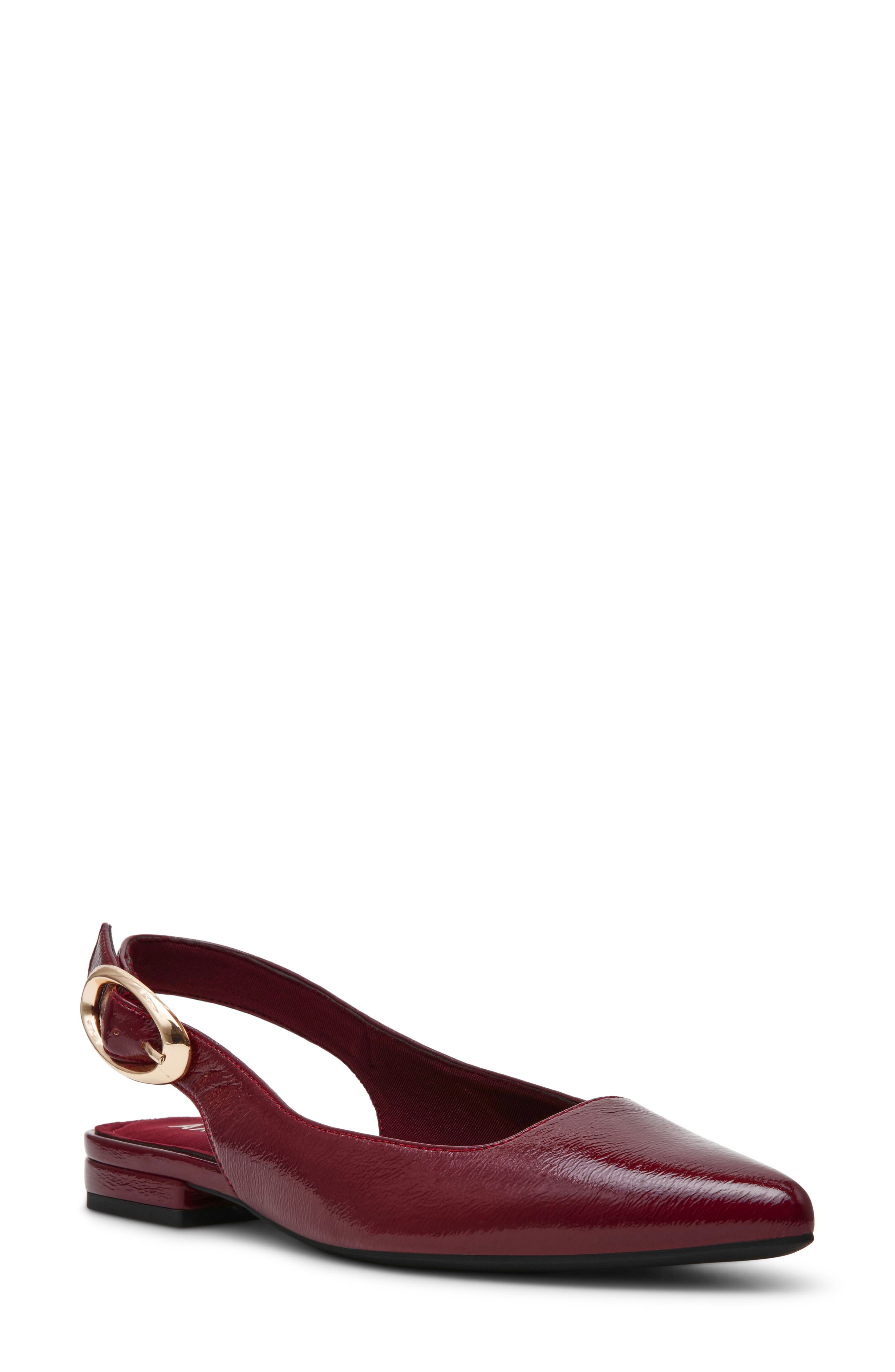 BURGUNDY CRINKLE PU