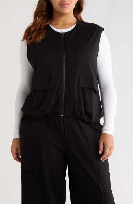 Wit & Wisdom Knit Zip-Up Vest