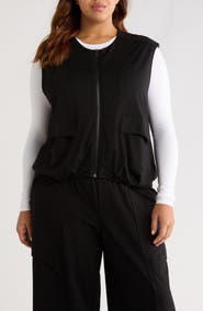 Wit & Wisdom Knit Zip-Up Vest