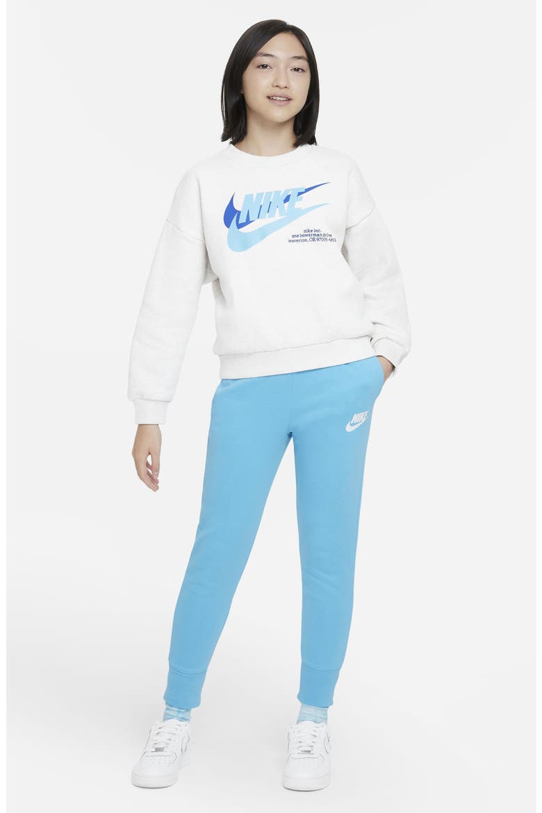 Kids' Club Sweatpants, Alternate, color, BALTIC BLUE/ WHITE