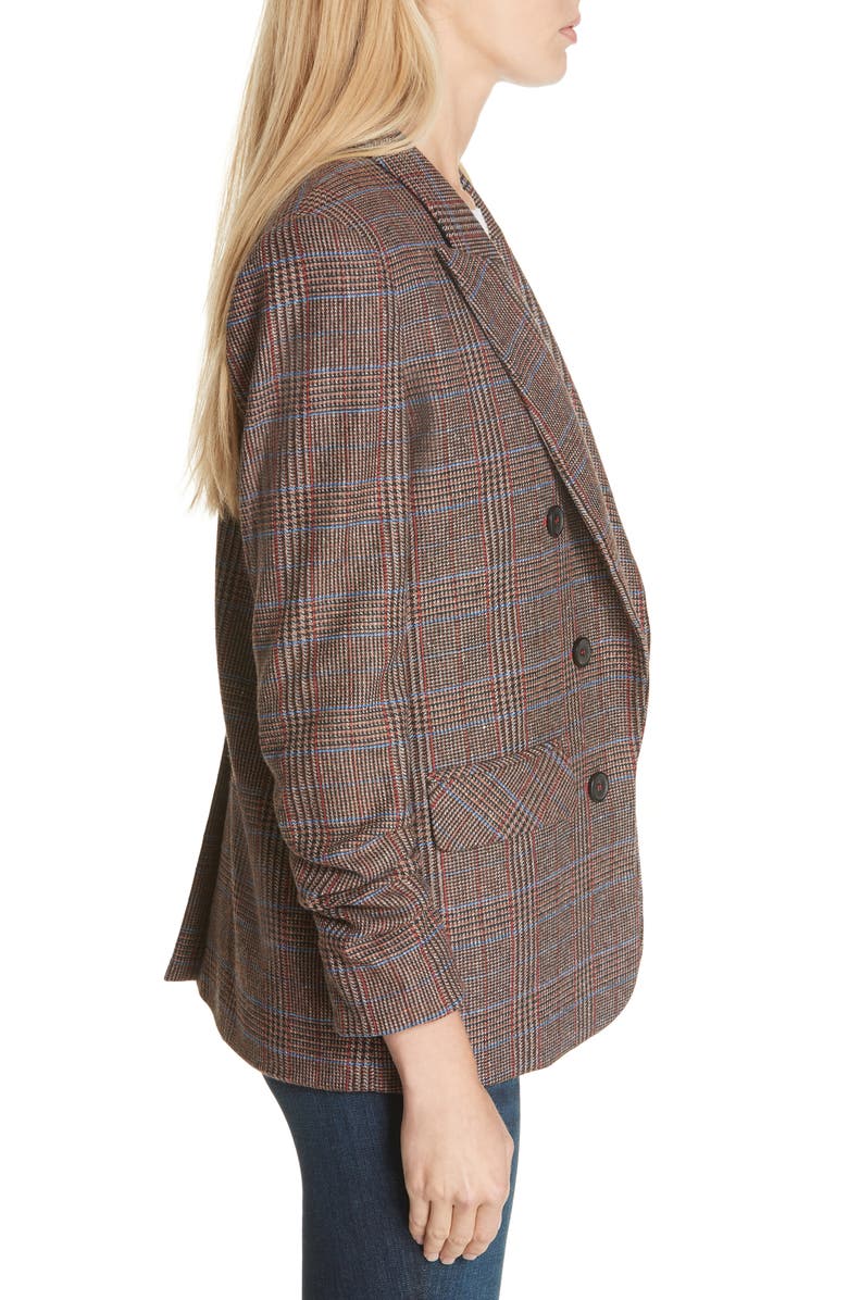 Veronica Beard Beacon Check Dickey Jacket, Alternate, color, 