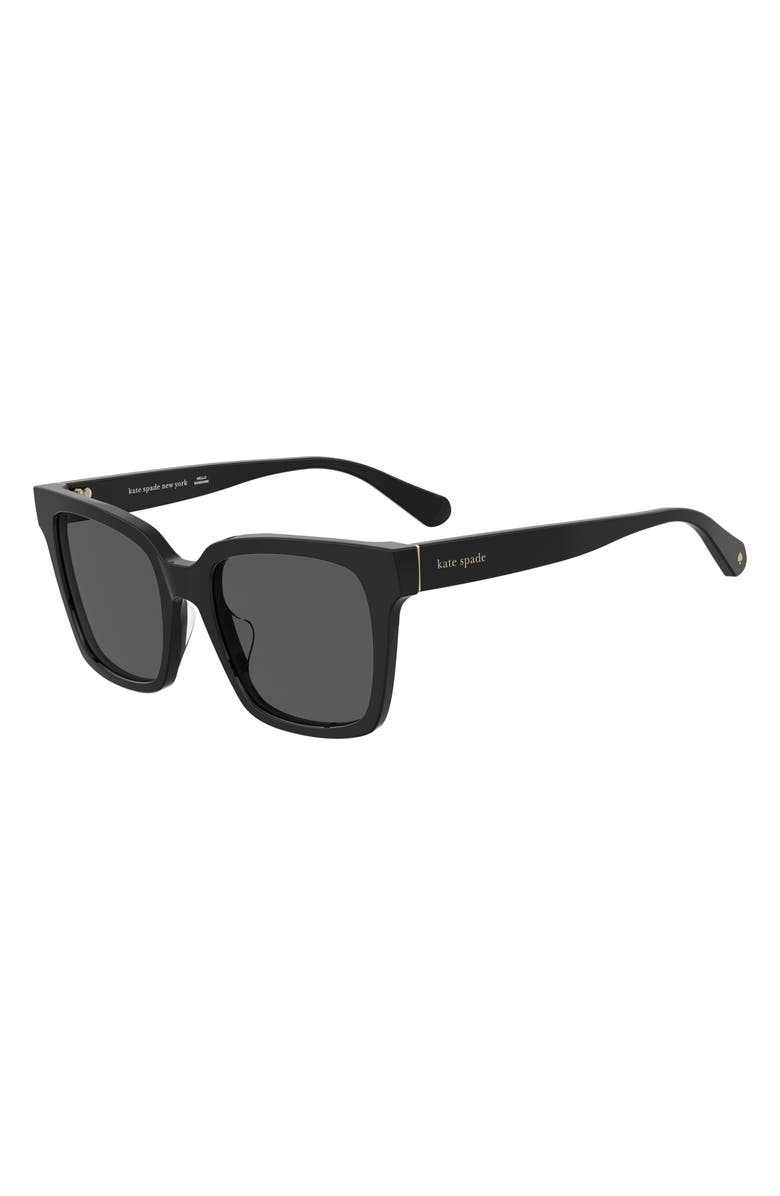 Kate Spade harlow gs 55mm polarized square sunglasses, Alternate, color, 02M2-M9