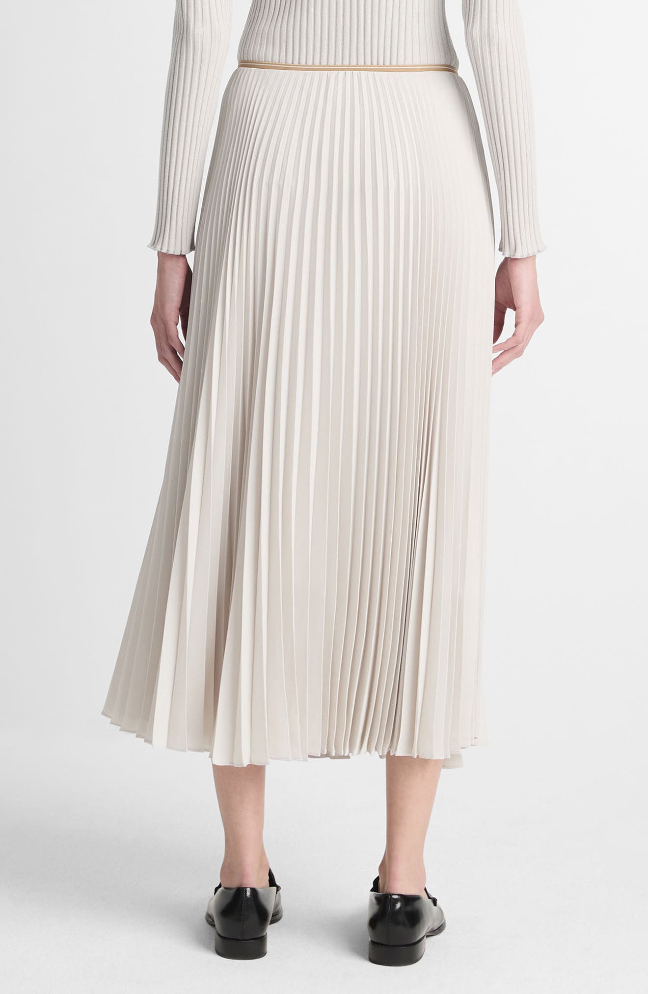 Pleated Midi Skirt - image 2