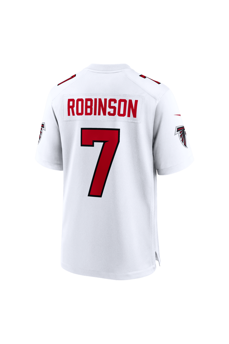 Men's Nike Bijan Robinson White Atlanta Falcons Game Jersey, Alternate, color, White