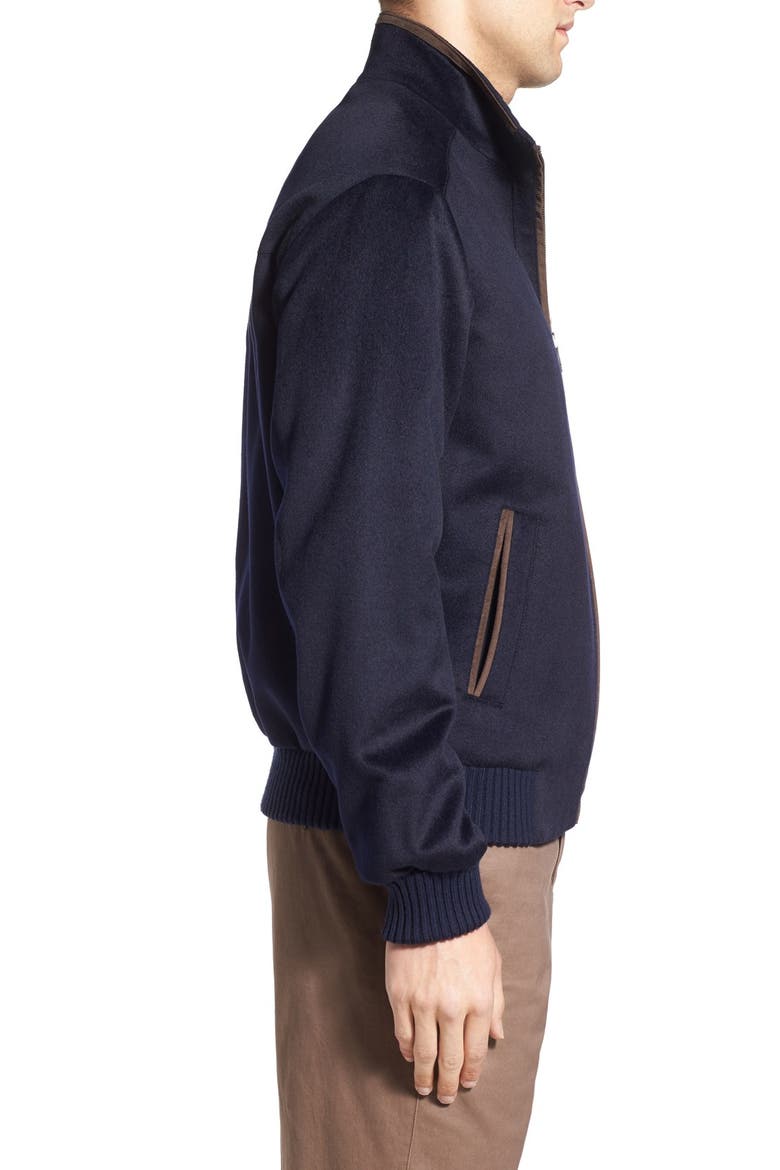 'Patrick' Water Resistant Wool Blend Jacket, Alternate, color, NAVY