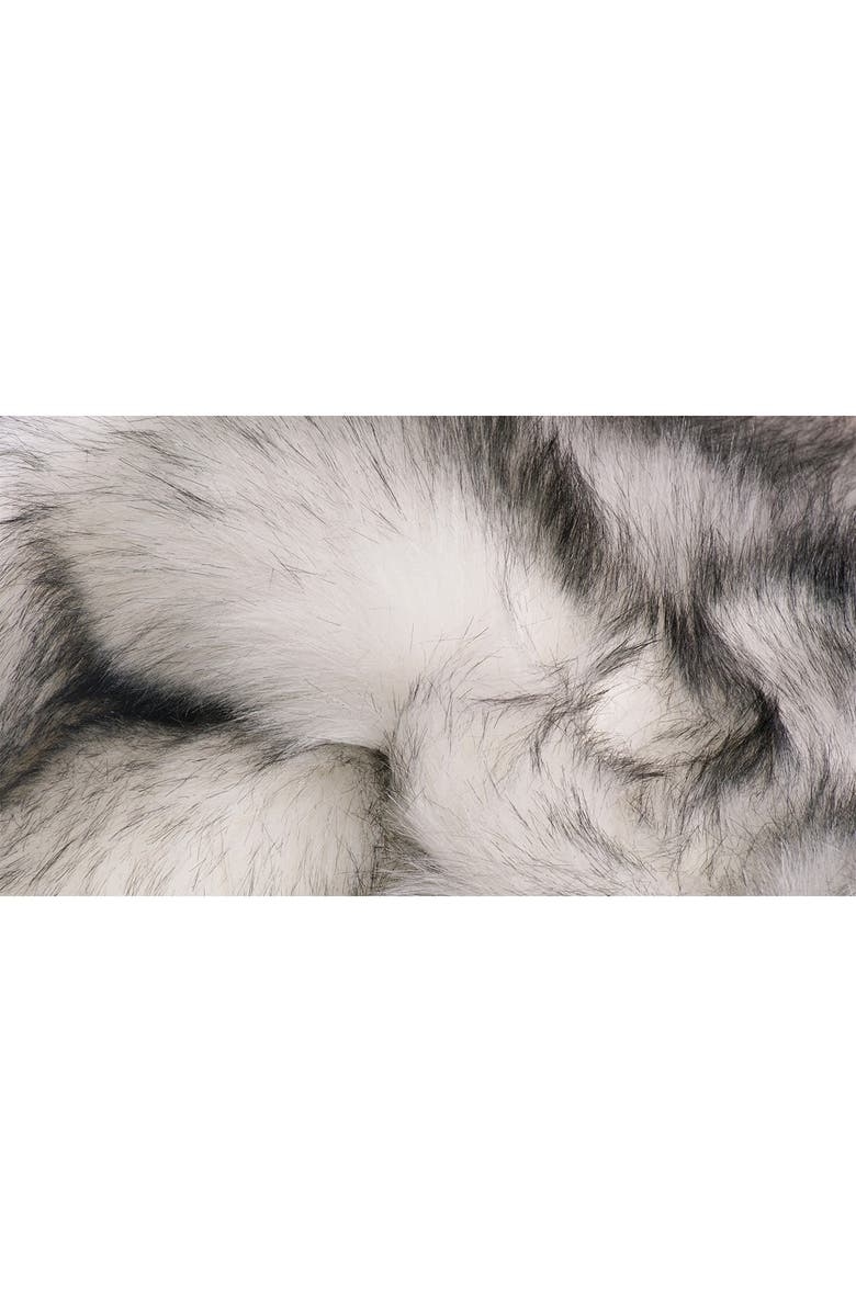 LUXE Faux Fur Gordon Rug - 2ft x 3ft - Gradient Grey, Alternate, color, Gradient Grey