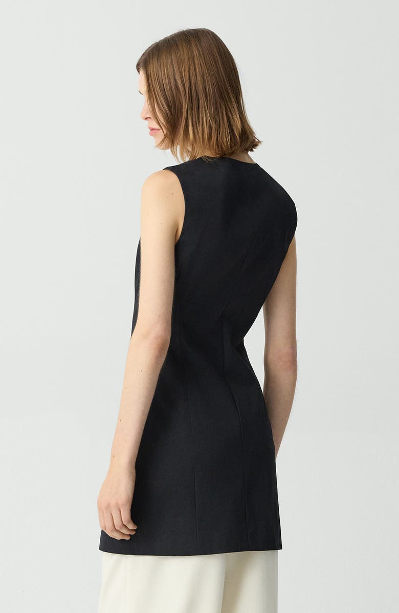 Theory Sleeveless Blazer Dress, Alternate, color, Black