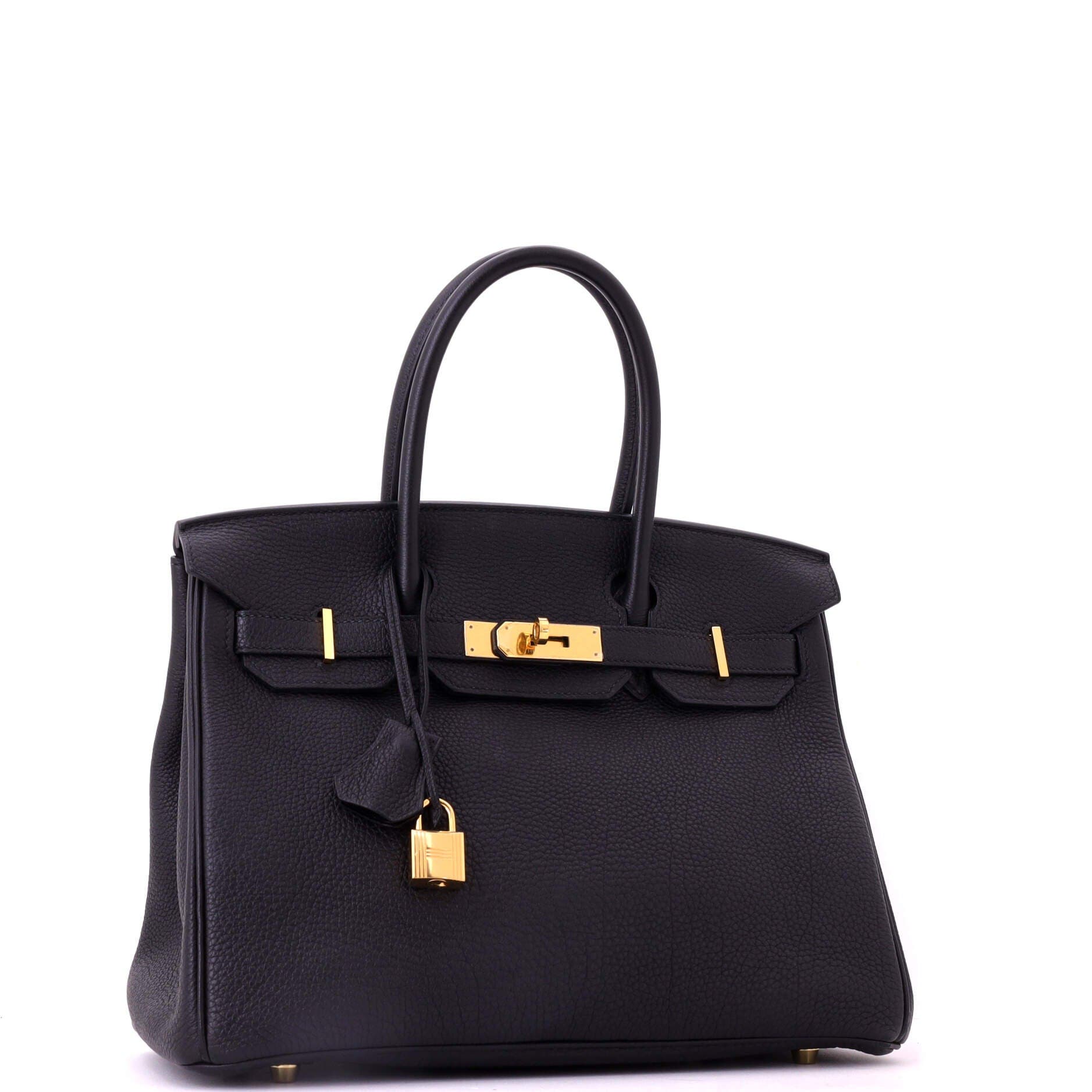 Birkin Handbag Black Togo with Gold Hardware 30, Alternate, color, Black